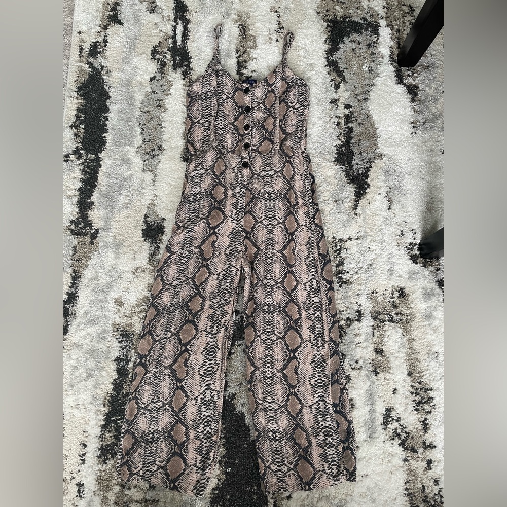 Snake Printed Jumpsuit